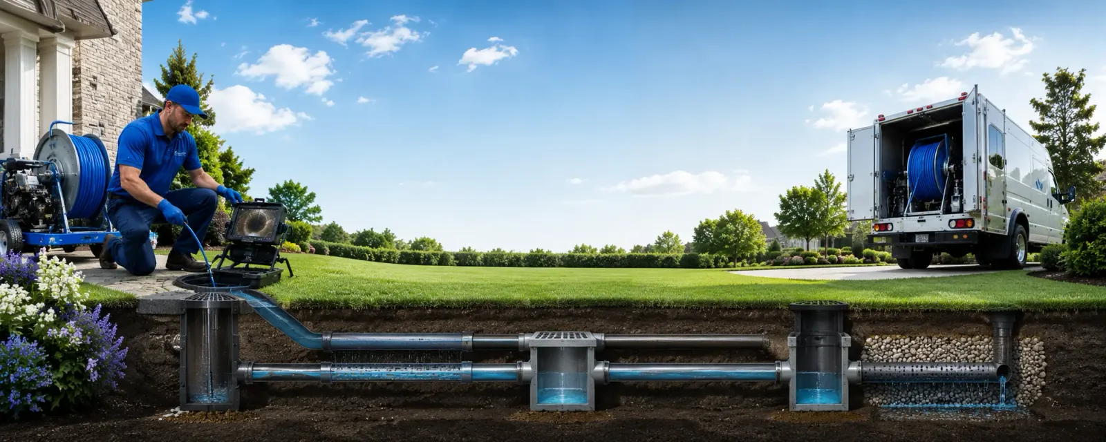 Outdoor drain cleaning information for Cumberland Foreside, ME